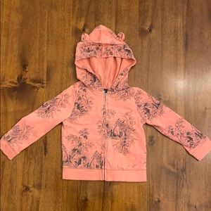 Baby Gap Toddler Girls Size 4 Zipper-down Hoodie